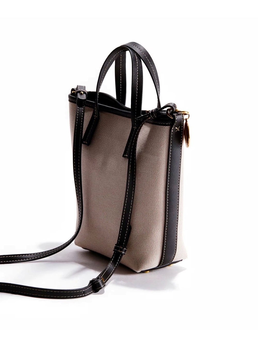 STELLA MCCARTNEY H&M SMALL COATED CANVAS TOTE BAG NWT LIMITED EDITION - Picture 3 of 12